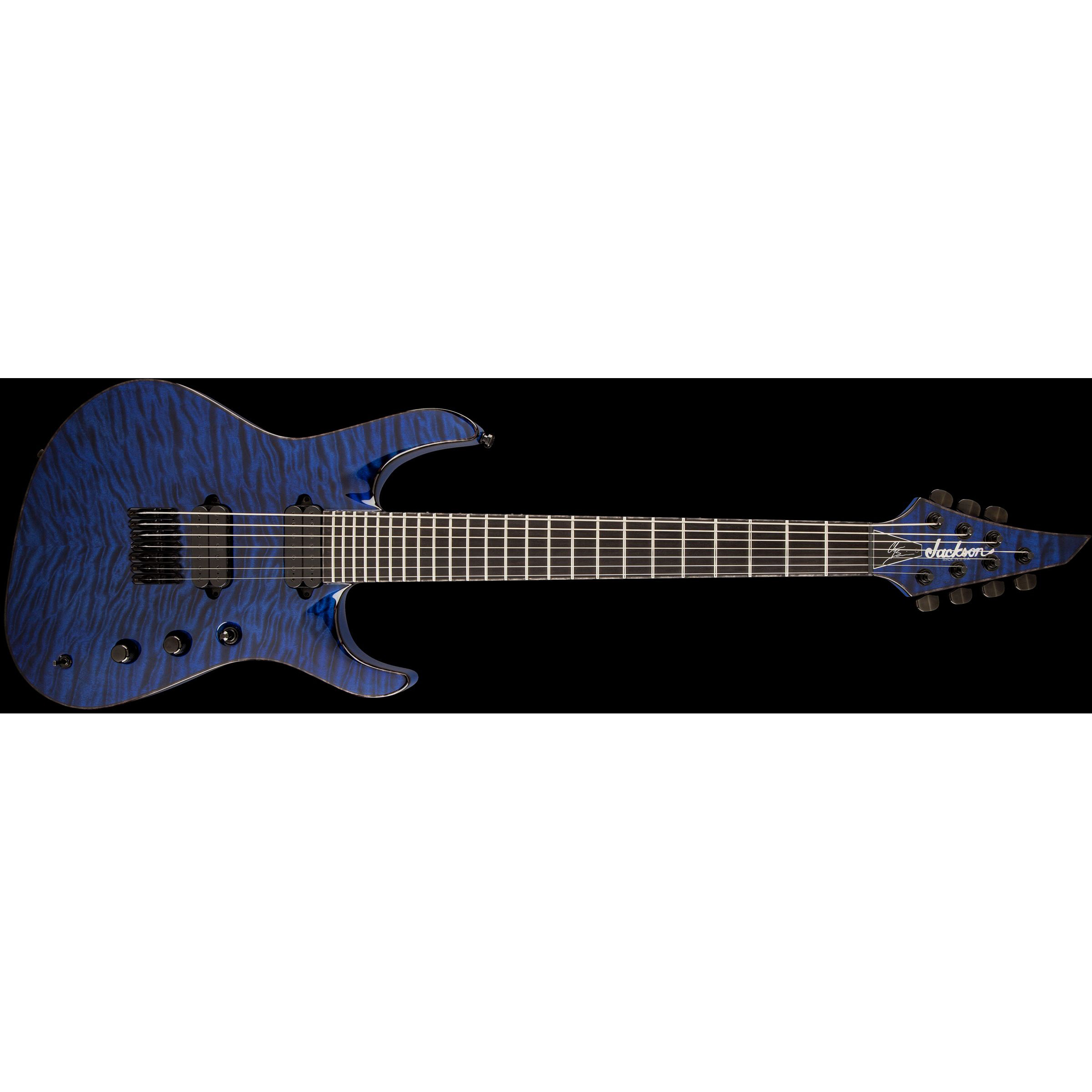 Jackson USA Signature Chris Broderick Soloist HT7 Ebony Fingerboard Transparent Blue Jackson USA Signature Chris Broderick Soloist HT7 Ebony Fingerboard Transparent Blue Различное Музыкальное Оборудование