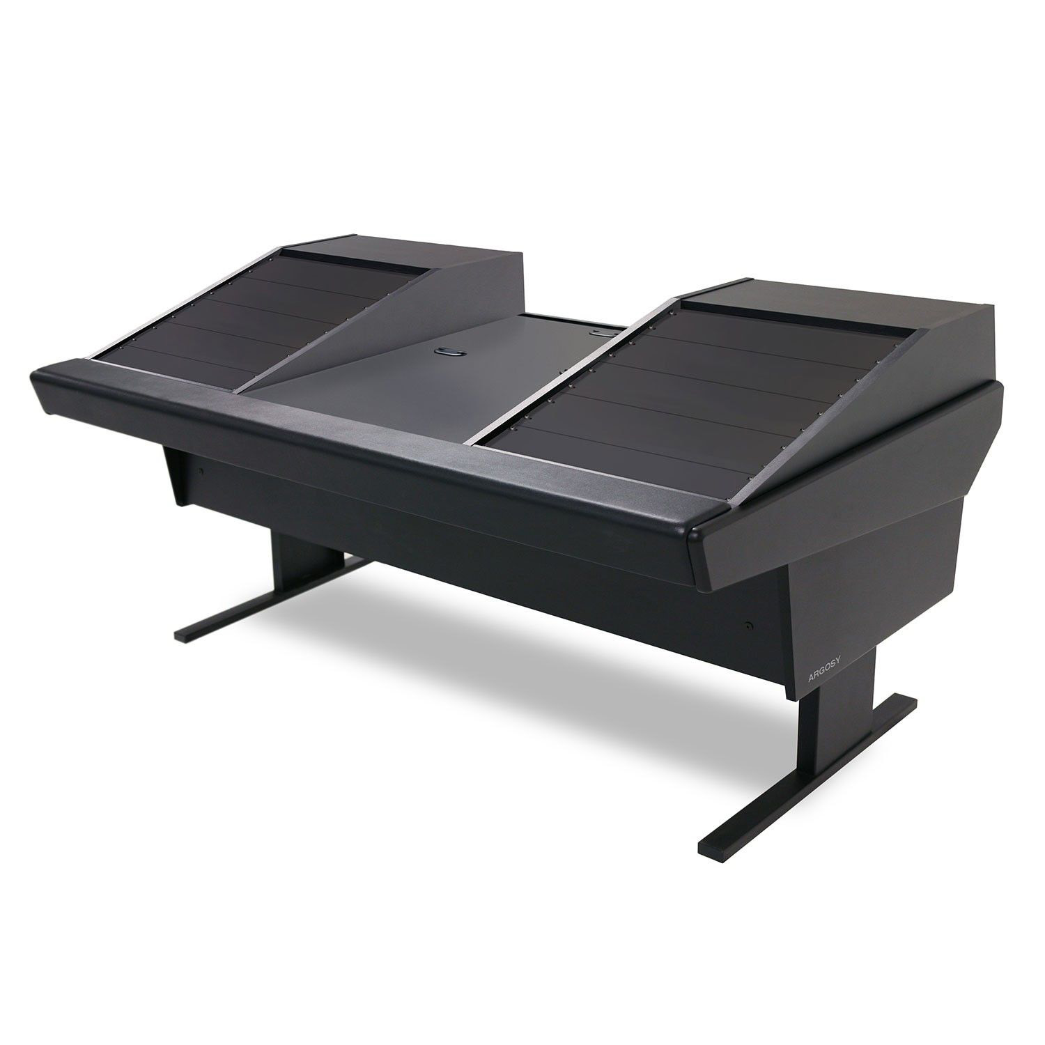Argosy Universal 70-70V2R1503-B-B w/25" Flat Desk Insert, 2)VR1503 Rack units & Black End Panels Различное Музыкальное Оборудование