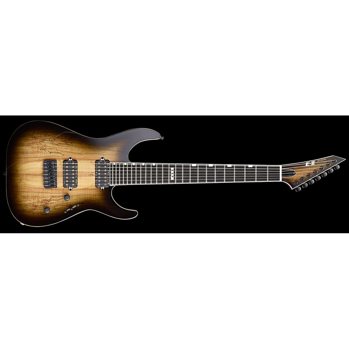 ESP E-II M-II 7 NT Dark Brown Natural Burst Различное Музыкальное Оборудование