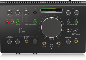 Behringer Studio L – активный мониторный контроллер + USB звуковой интерфейс.