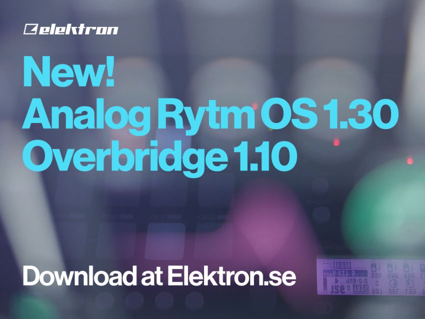 Свежие обновления от Elektron Music Machines уже в сети!