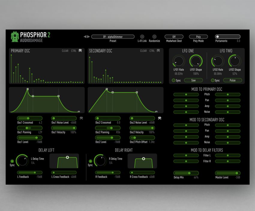 Phosphor 2 - синтезатор от Audio Damage