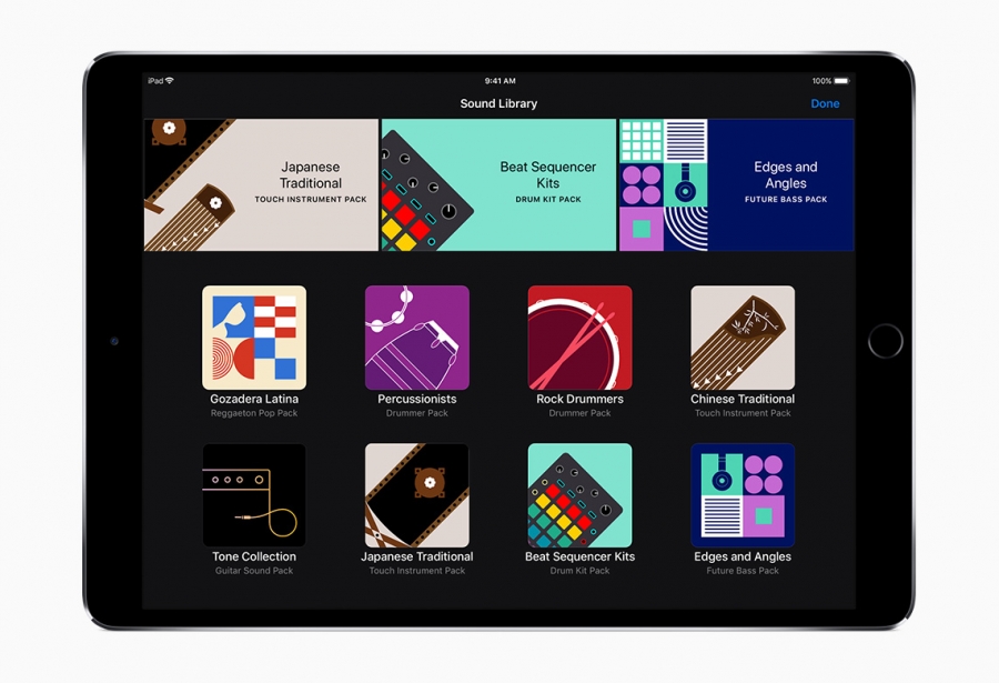 Обновление GarageBand: новая медиатека и ритм-секвенсор