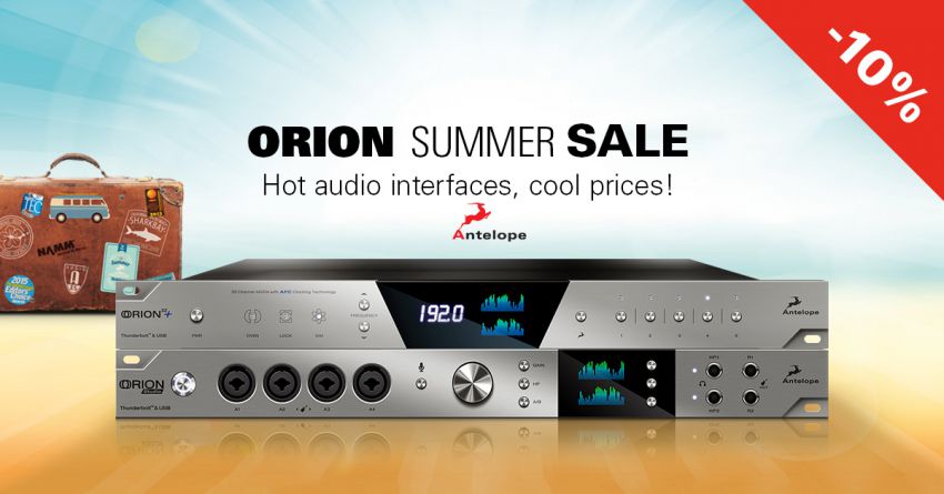 Скидки и подарки от Antelope Audio!
