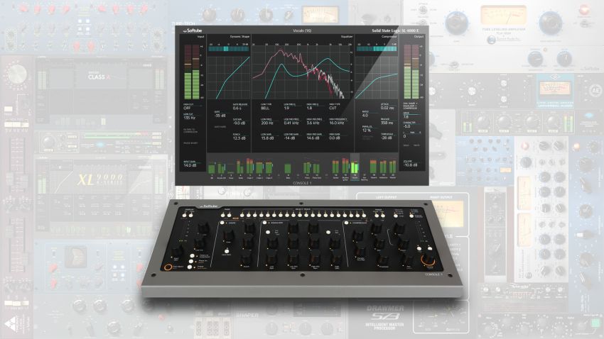 Softube Console 1 mk2 - обновление контроллера для плагинов UAD